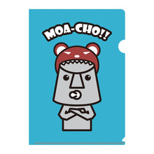 画像をギャラリービューアに読み込む, モアイファミリー クリアファイル 全4色 - モアイストア