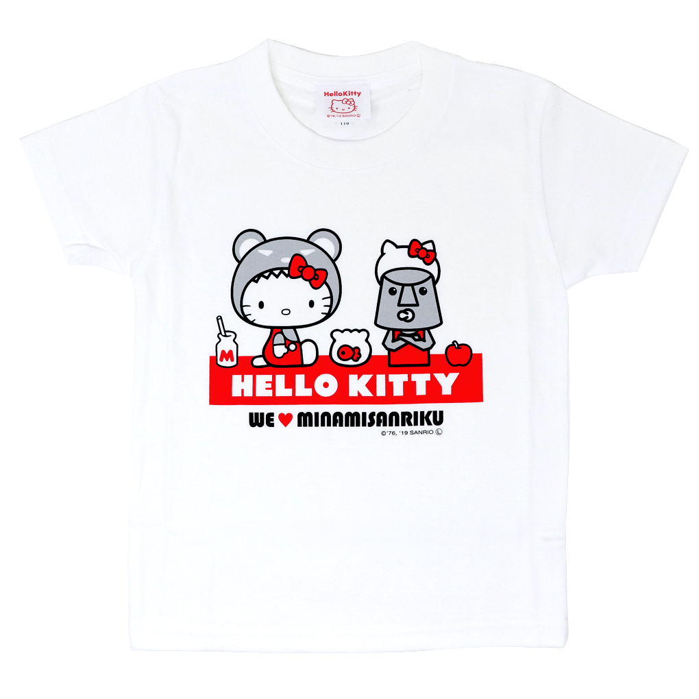 ハローキティーちゃん×モアーチョ コラボTシャツ 大人S～XL・子供90～130 - モアイストア